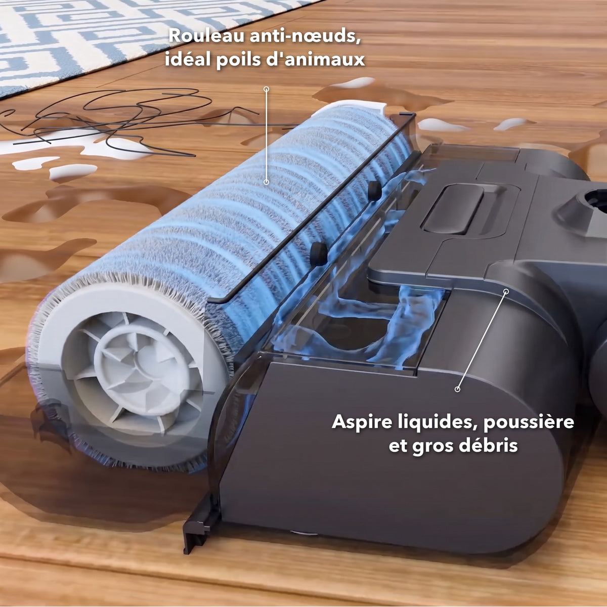 Brosse auto-démêlante du LU LIFE