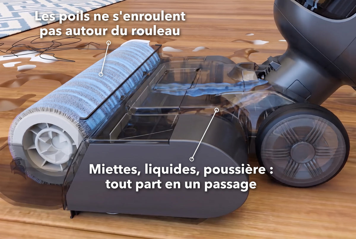 Système de lavage du LU LIFE : extraction des liquides et débris