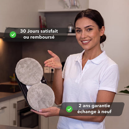 Robot lave-vitre LU PRO CLEAN noir : 30 jours satisfait ou remboursé, 2 ans de garantie